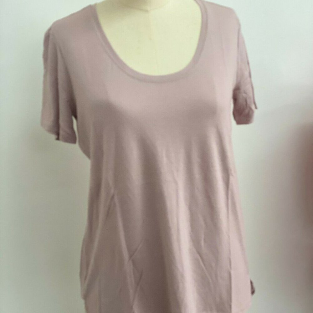 THEORY Women's Pinati Tee Dusty Lilac S